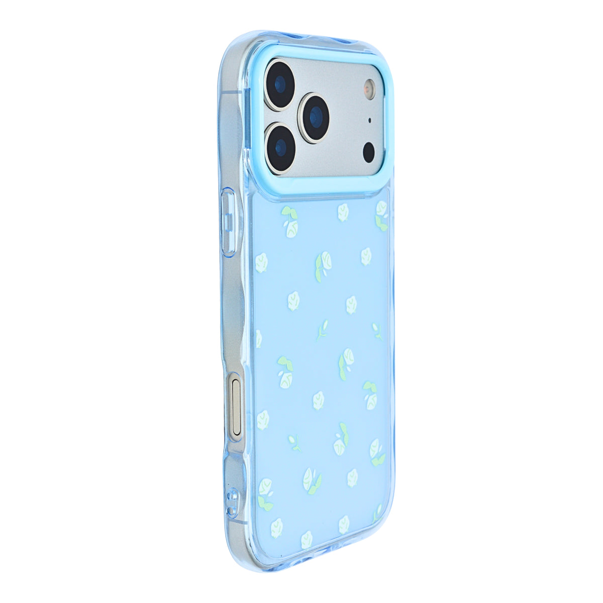 Cute Transparent Wavy Edge Phone Case for iPhone 17 Pro
