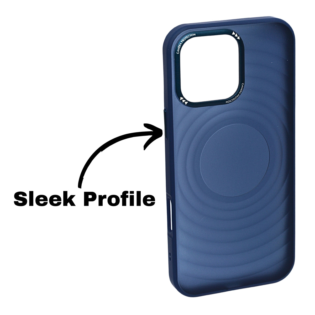 Stylish Durability Acrylic Corrugated Lines Skin Feel Case For iPhone 16 Pro Max