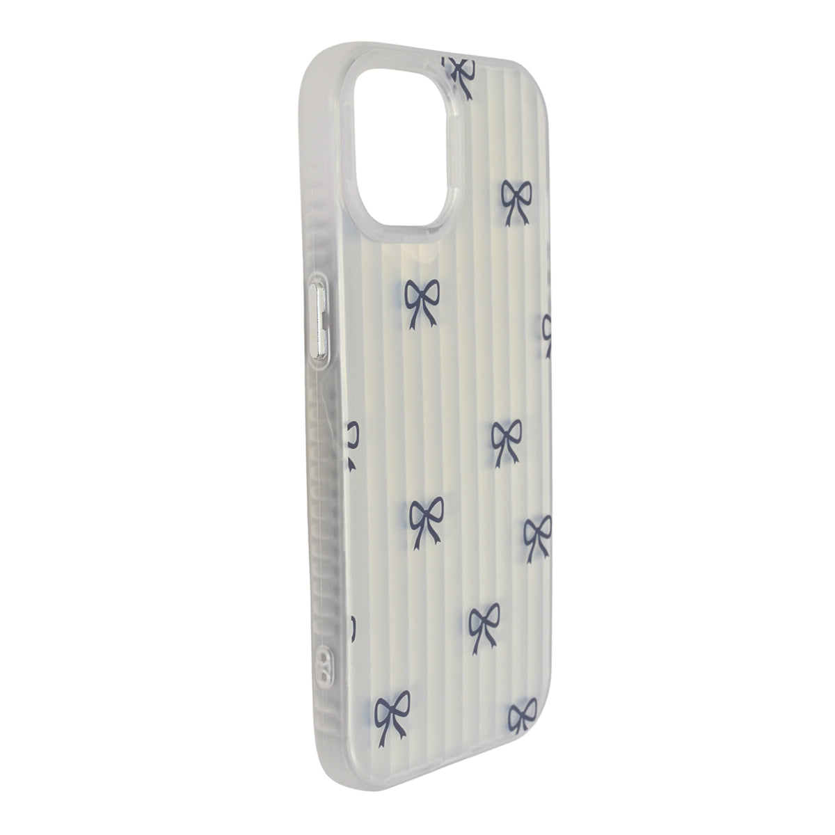 Aesthetic Bow & Floral Phone Case for iPhone 15