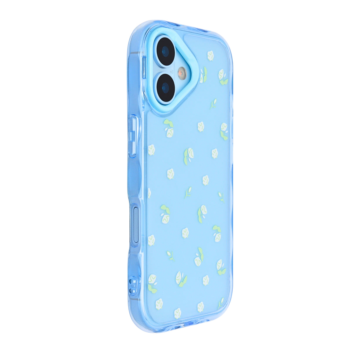 Cute Transparent Wavy Edge Phone Case for iPhone 17