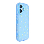 Cute Transparent Wavy Edge Phone Case for iPhone 17