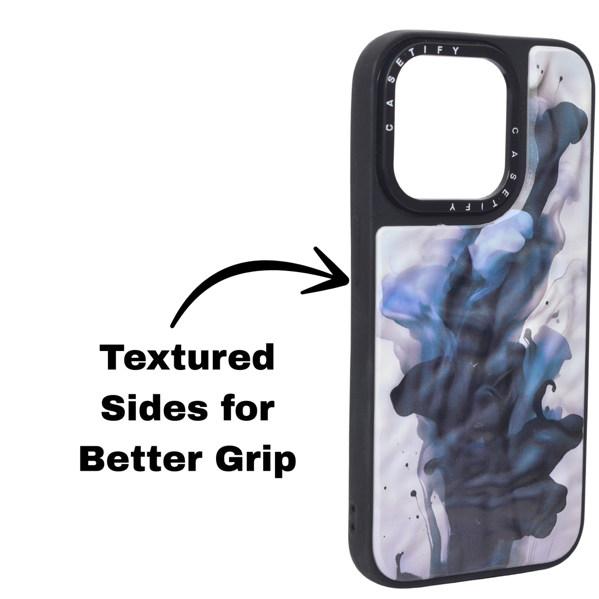 Marble Glossy Abstract Protective Phone Case For iPhone 15 Pro Max