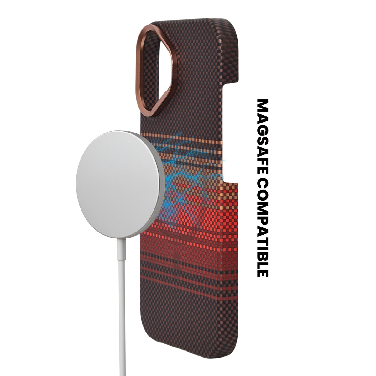 Kevlar Texture Magsafe Armor Phone Case for iPhone 17