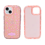 Cute Transparent Wavy Edge Phone Case for iPhone 13/ 14