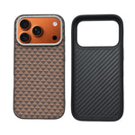 Carbon Weave Pattern Phone Case for iPhone 17 Pro