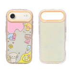 Cute Transparent Wavy Edge Phone Case for iPhone 17 Air