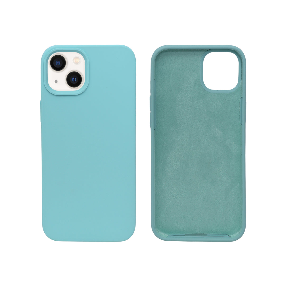 Premium Soft Silicone with Microfiber Lining Phone Case for iPhone 14 Plus / 15 Plus