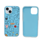 Minimal Aesthetic trendy Phone Case for iPhone 14Plus / 15Plus