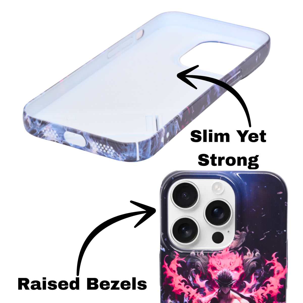 Anime With In-Built Stand Cover ForiPhone 14 Pro Max