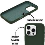 Premium Soft Silicone with Microfiber Lining Phone Case for iPhone 16 Pro