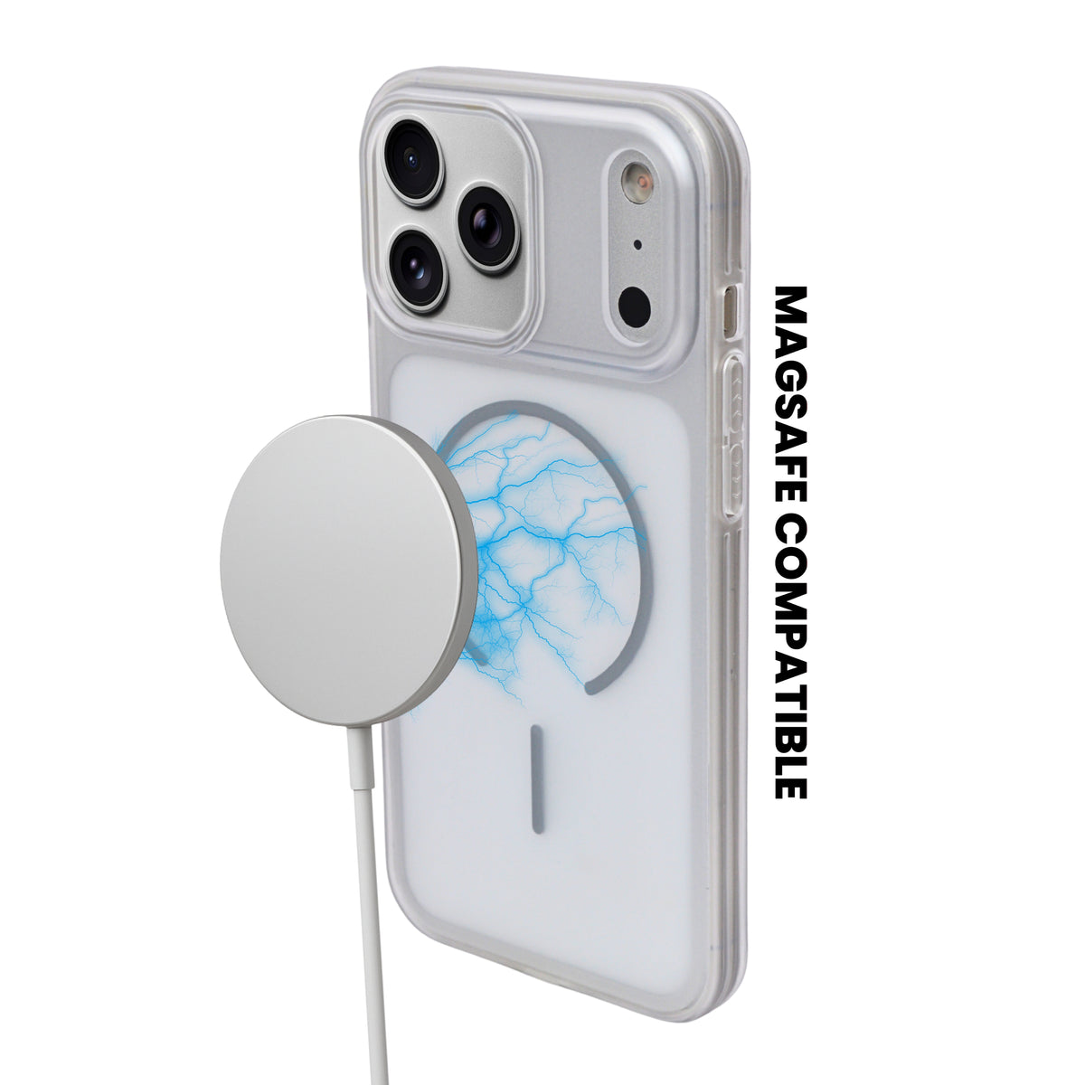 Crystal Clear Shockproof MagSafe Phone Case for iPhone 17 Pro