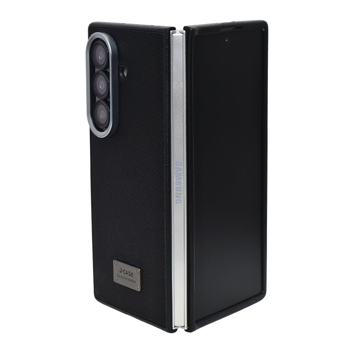 Genuine Leather Textured Back Cover for Samsung Galaxy Z Fold 7