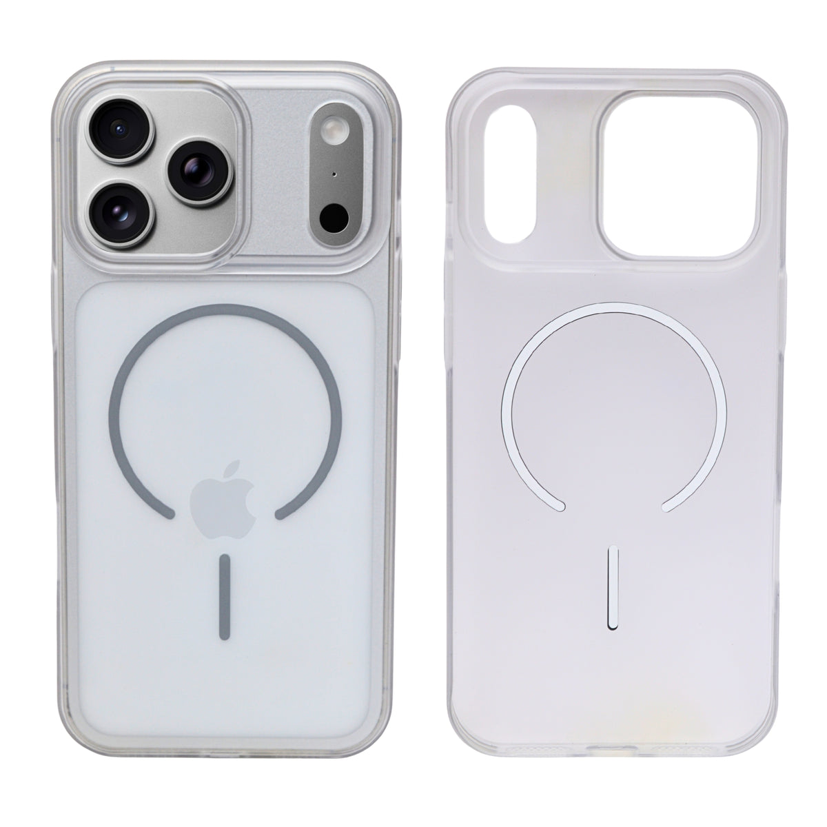Crystal Clear Shockproof MagSafe Phone Case for iPhone 17 Pro