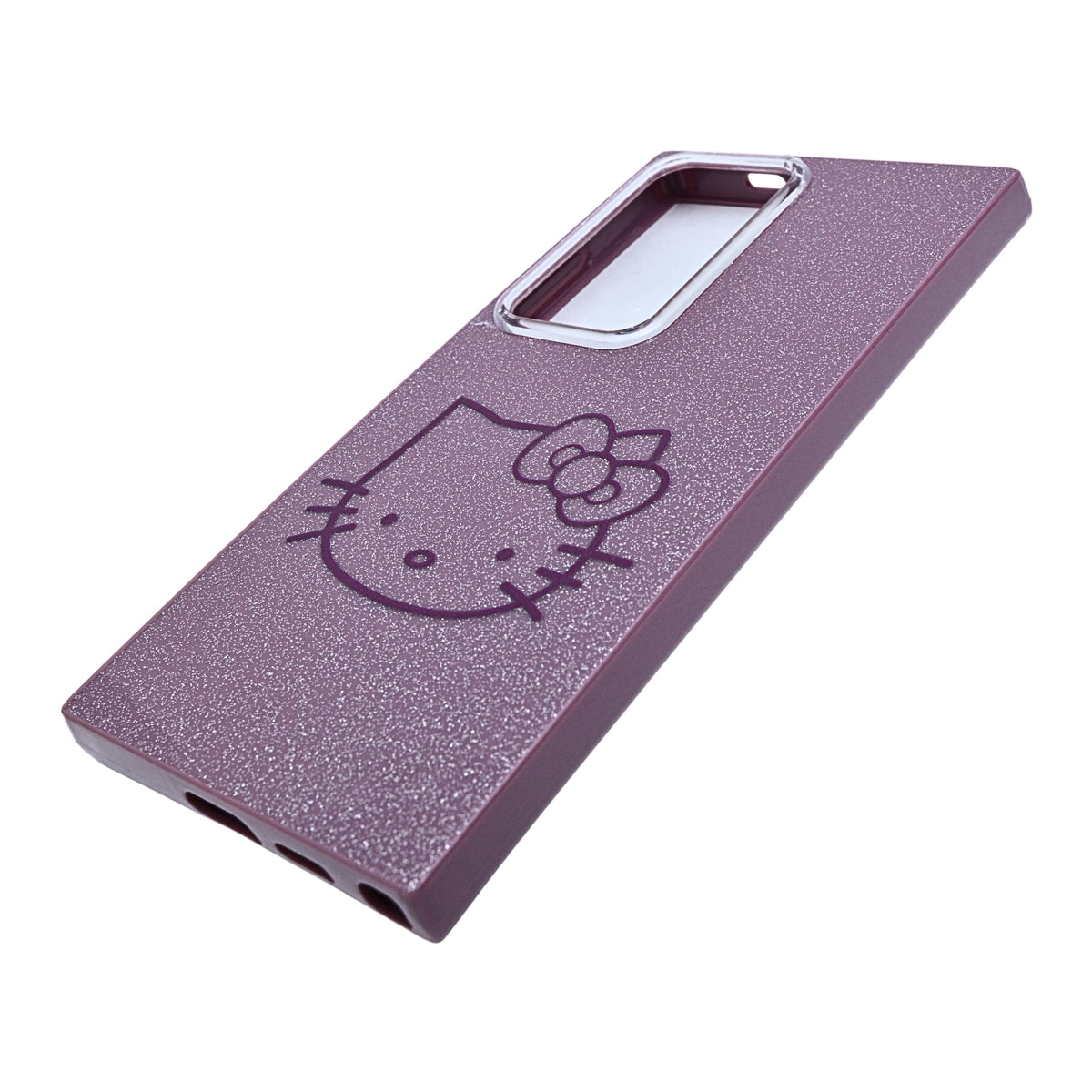 Glitter Sparkle Kitty Phone Case for Samsung Galaxy S24 Ultra
