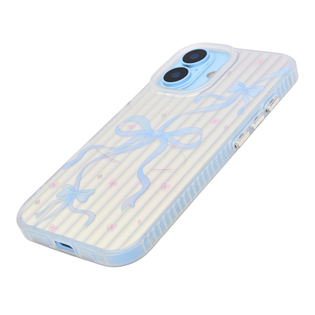 Aesthetic Bow & Floral Phone Case for iPhone 17