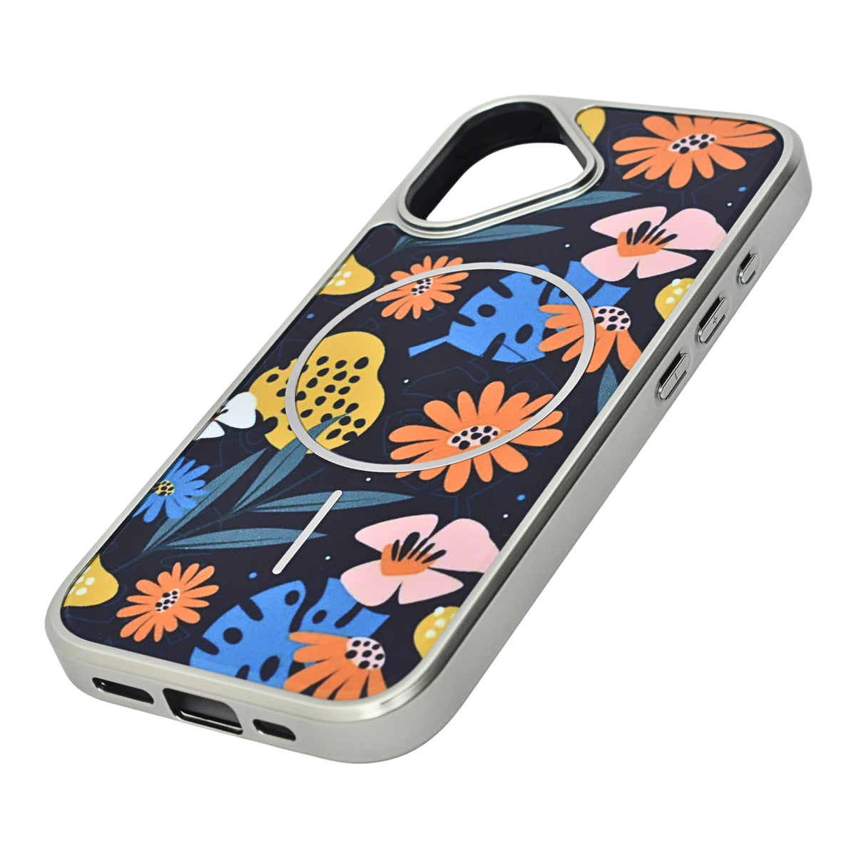 Floral Blossom Print MagSafe Compatible Phone Case for iPhone 17