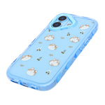 Cute Transparent Wavy Edge Phone Case for iPhone 17