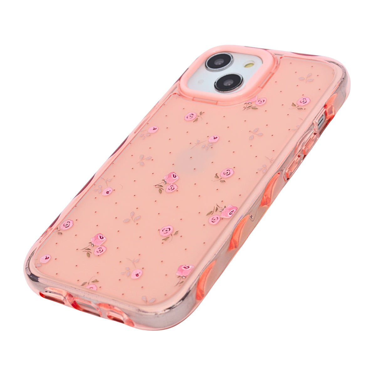 Cute Transparent Wavy Edge Phone Case for iPhone 13/ 14