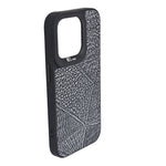 Luxury Textured Leather Finish with Raised Camera Frame Phone Case for iPhone 14 Pro