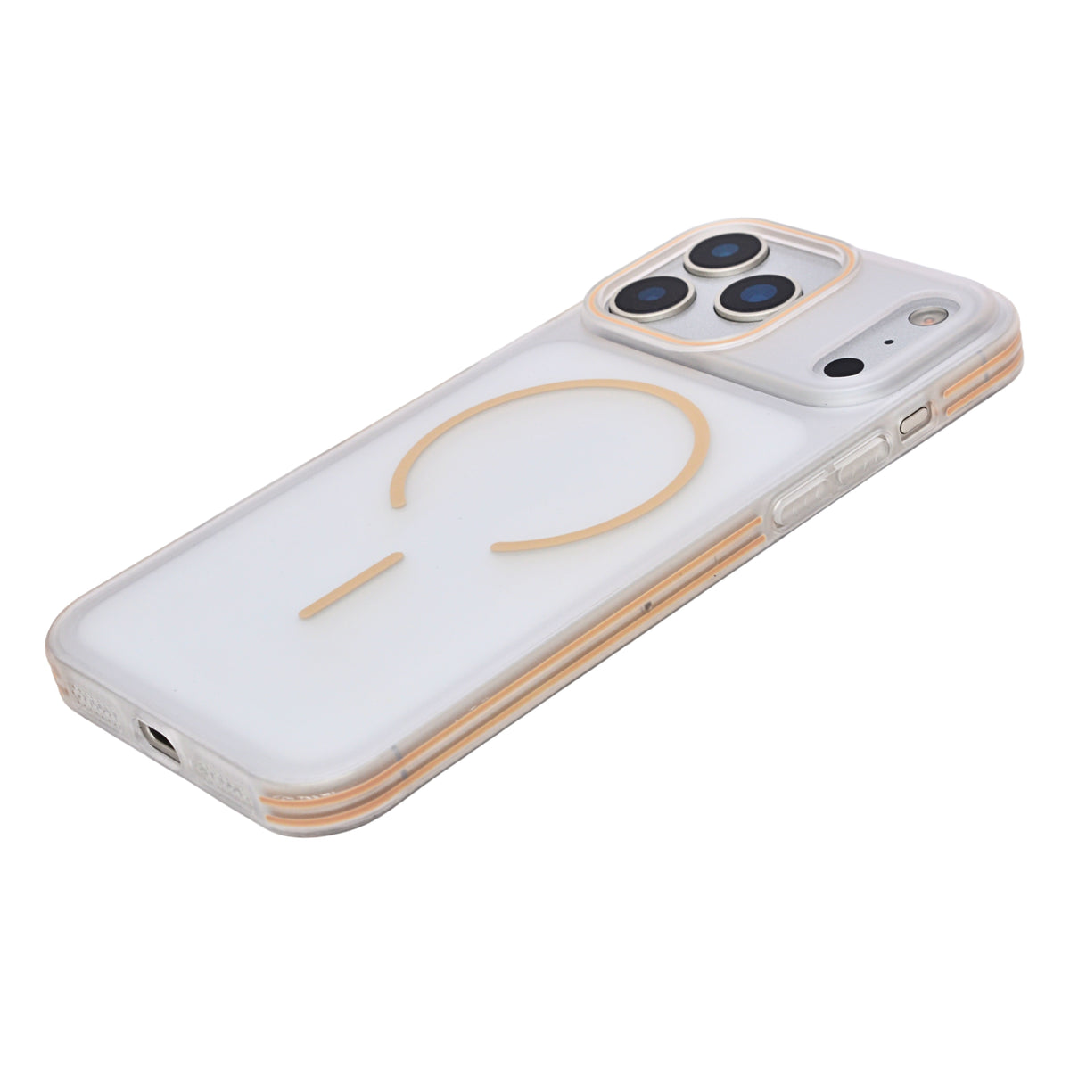 Crystal Clear Shockproof MagSafe Phone Case for iPhone 17 Pro