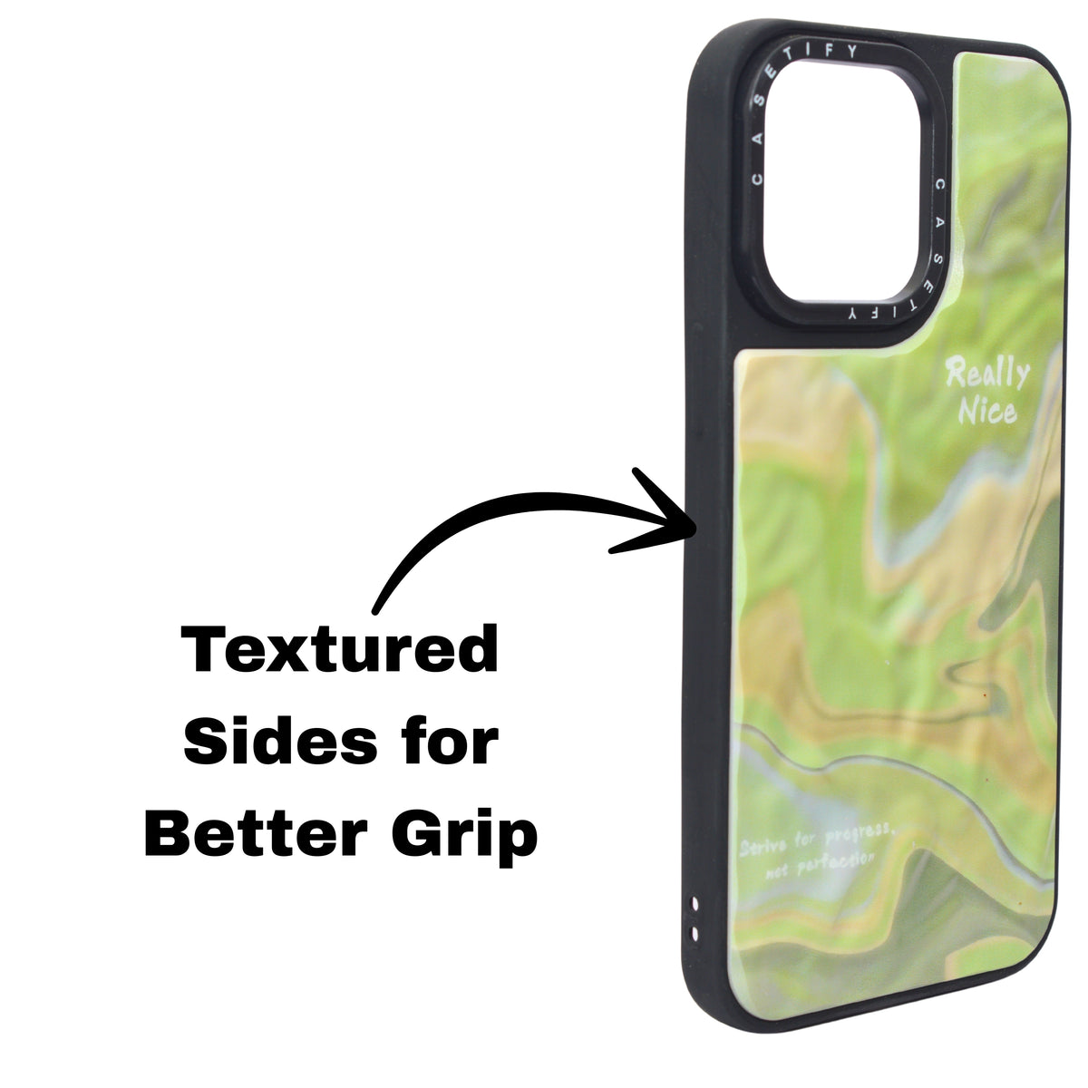 Marble Glossy Abstract Protective Phone Case For iPhone 15 Pro Max