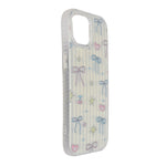 Aesthetic Bow & Floral Phone Case for iPhone 15