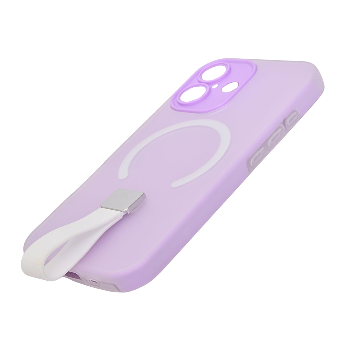 Frosty Matte with Silicone Finger Loop Phone Case for iPhone 17