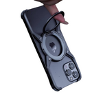 Metal X-Frame MagSafe Magnetic Rotating Ring Holder Case