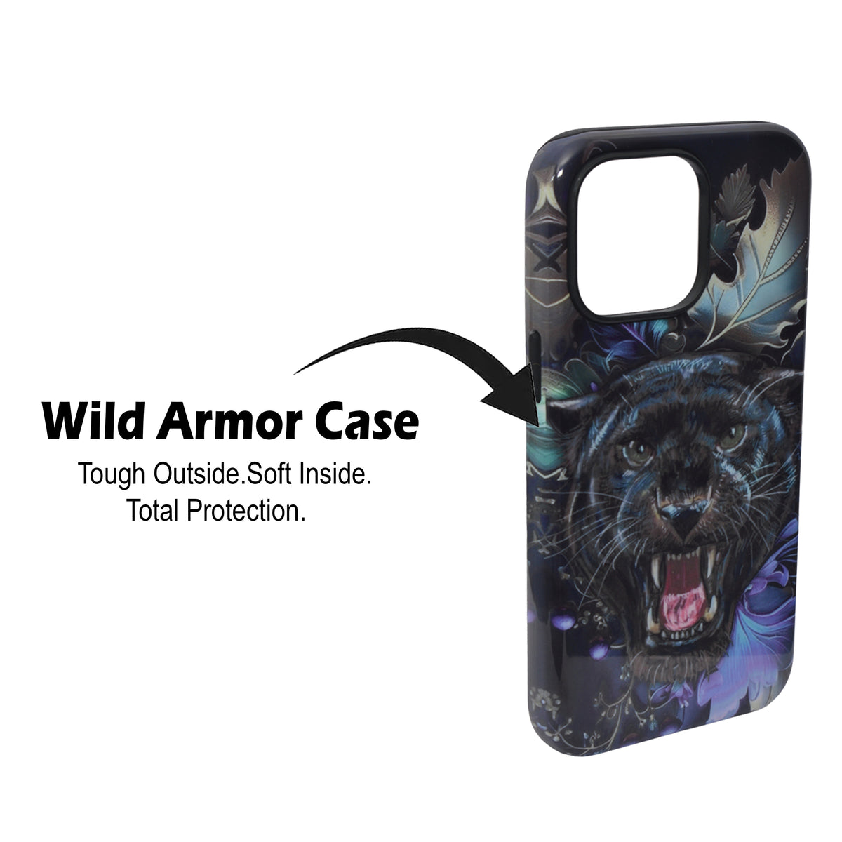 Wild Spirit Series Print Phone Cover For iPhone 15 Pro Max