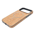 Cork Texture Printed MagSafe Compatible Phone Case for iPhone 17 Pro Max