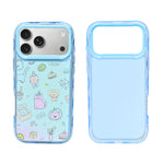 Cute Transparent Wavy Edge Phone Case for iPhone 17 Pro