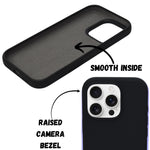 Premium Soft Silicone with Microfiber Lining Phone Case for iPhone 16 Pro