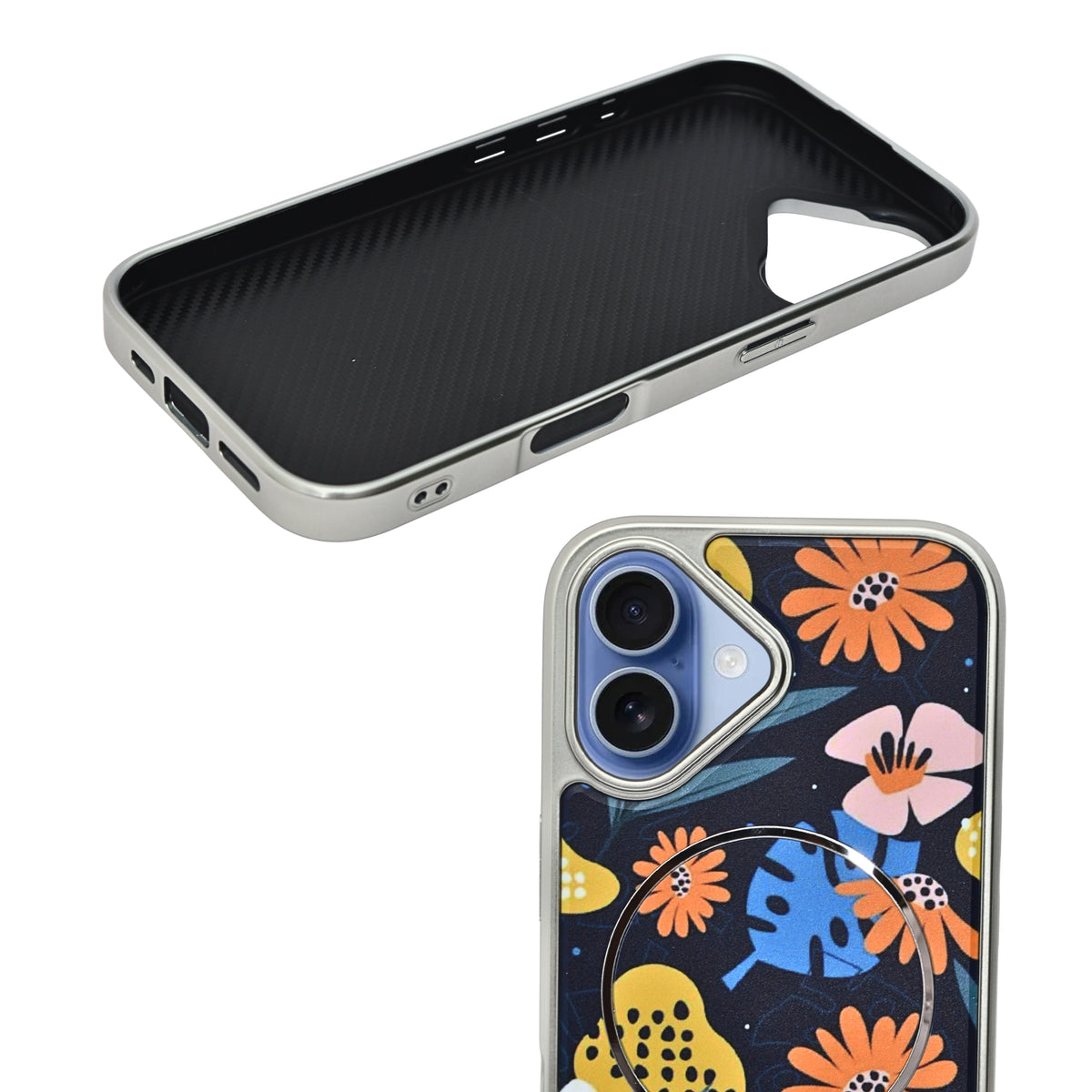 Floral Blossom Print MagSafe Compatible Phone Case for iPhone 17