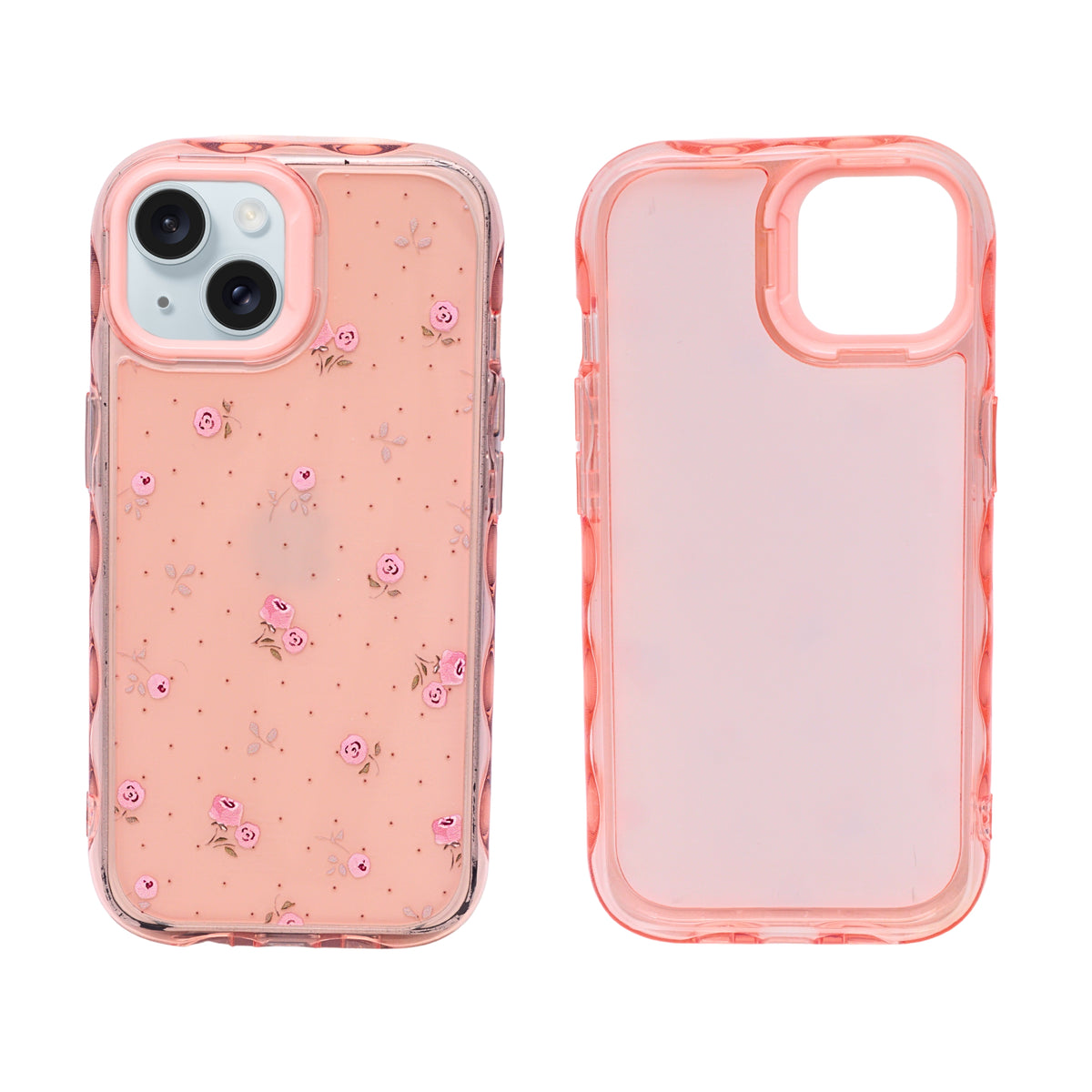 Cute Transparent Wavy Edge Phone Case for iPhone 13/ 14