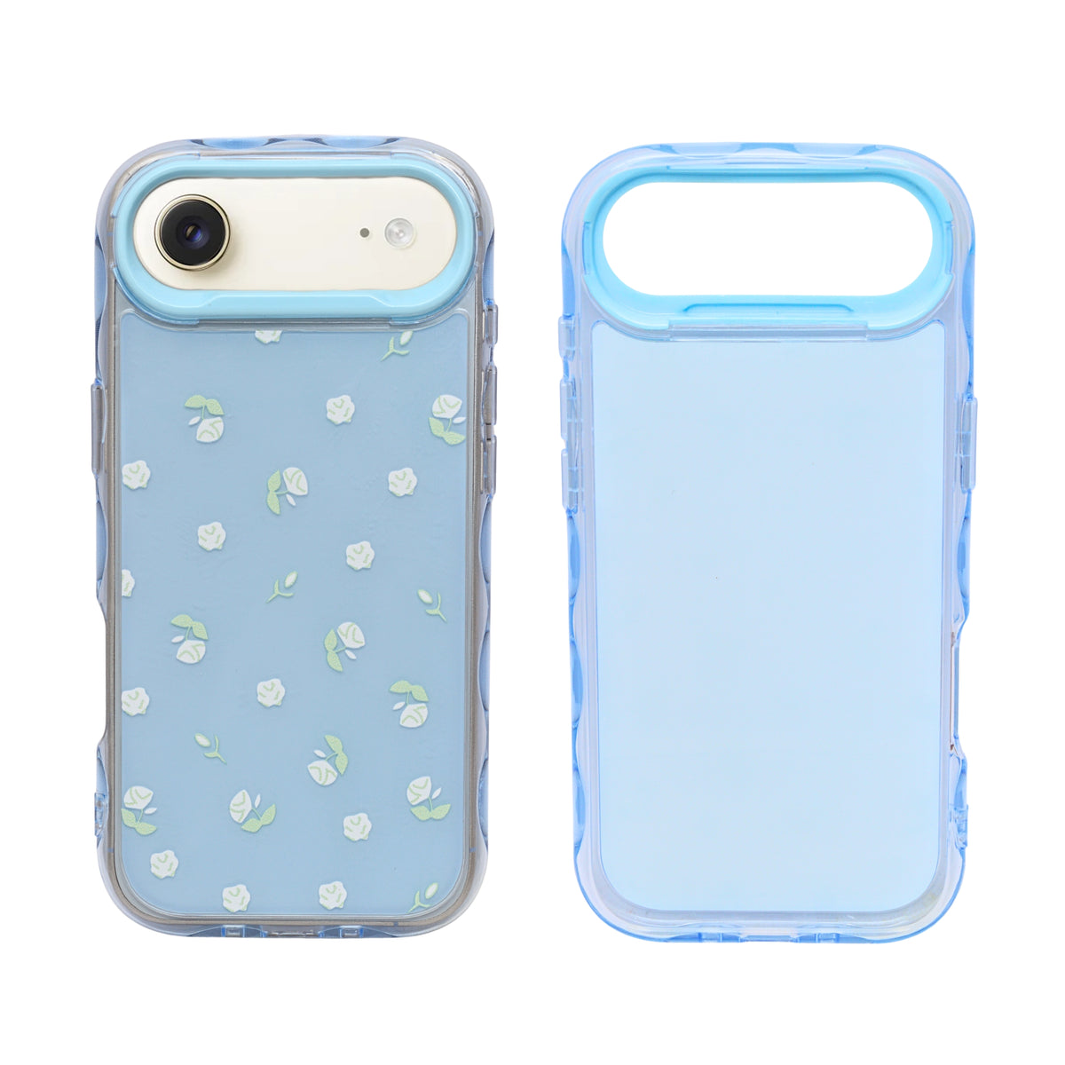 Cute Transparent Wavy Edge Phone Case for iPhone 17 Air