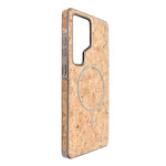 Cork Texture Printed MagSafe Compatible Phone Case for Samsung Galaxy S25 Ultra