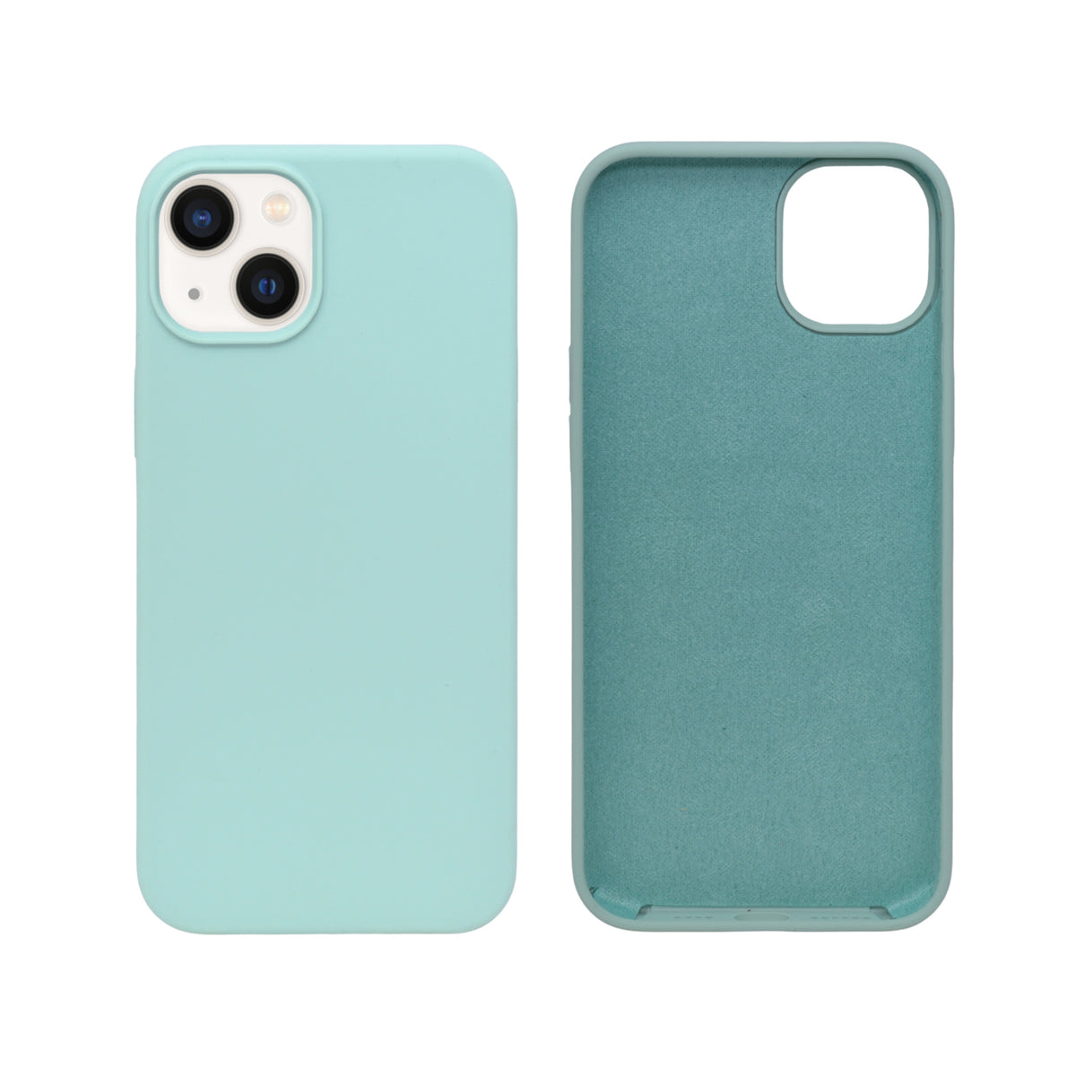 Premium Soft Silicone with Microfiber Lining Phone Case for iPhone 14 Plus / 15 Plus