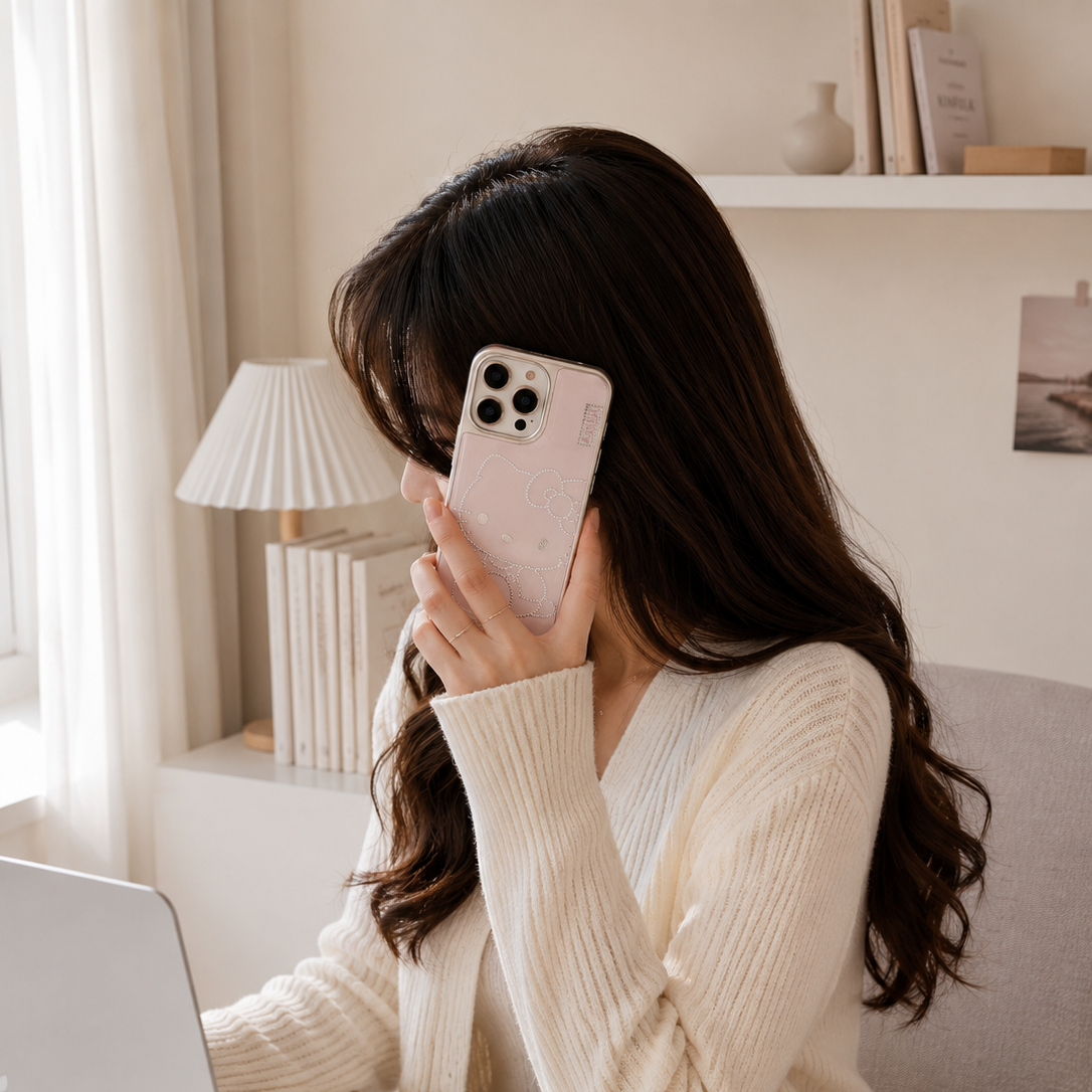 Pink Hello Kitty Pattern Case