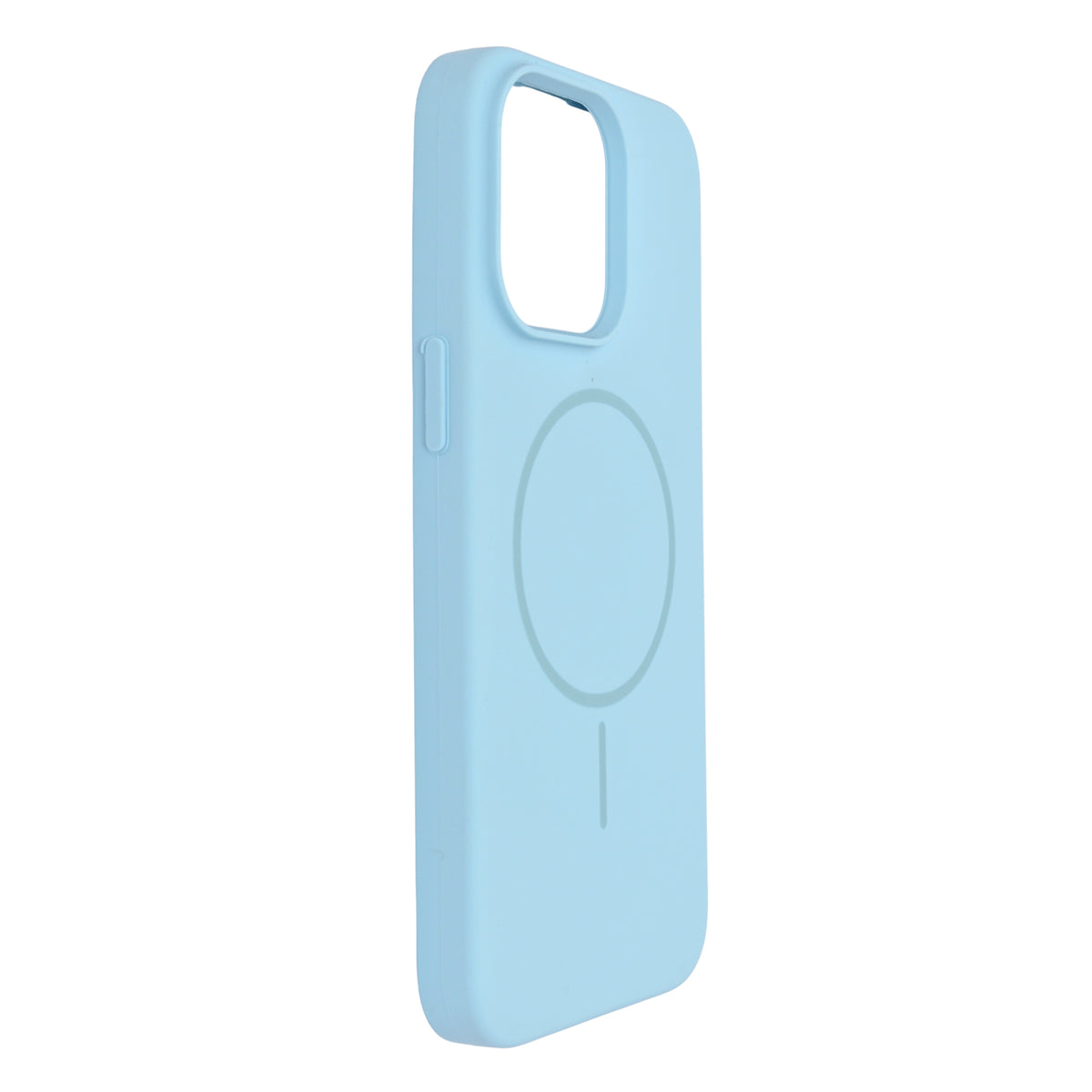 Soft Silicone with MagSafe Ring Phone Case for iPhone 15 Pro