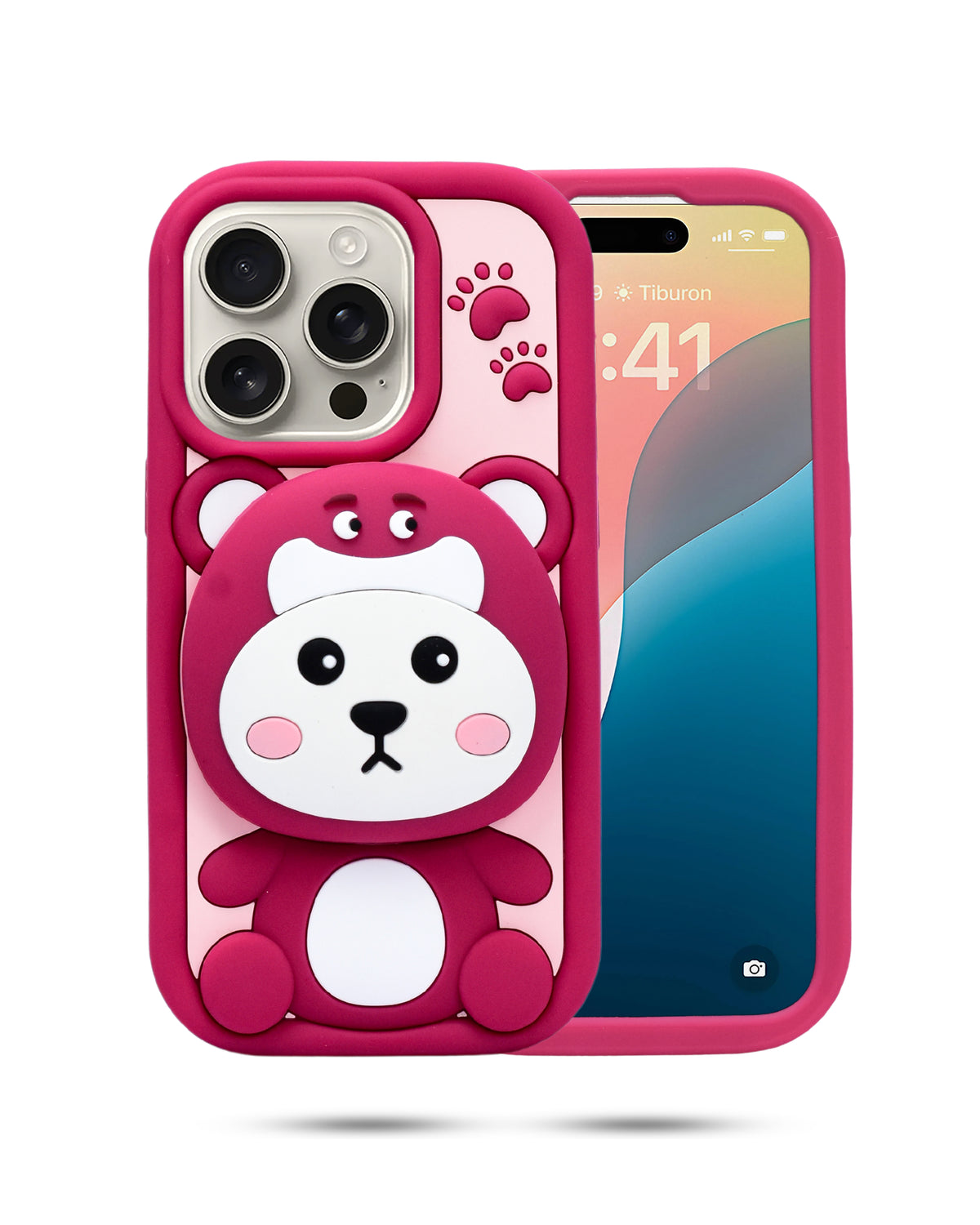 Cute Soft Fluffy 3D Cover For iPhone 15 Pro Max