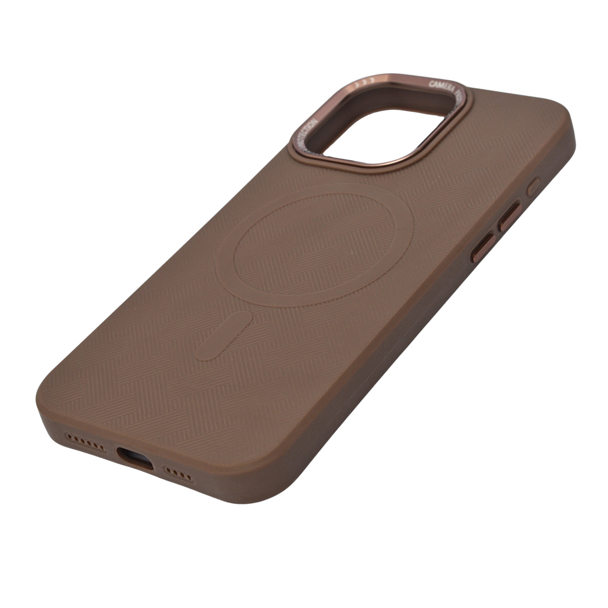 Textured Anti-Slip Silicone MagSafe Compatible Phone Case for iPhone 15 Pro Max