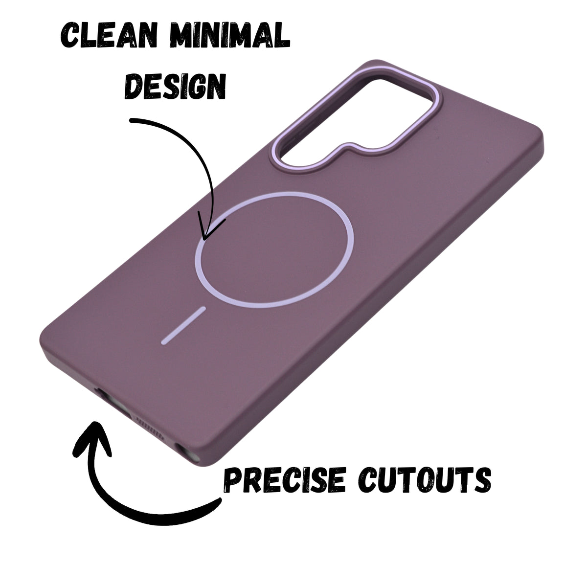 Magsafe Compatible Hard Plastic Phone Case for Samsung S25 Ultra