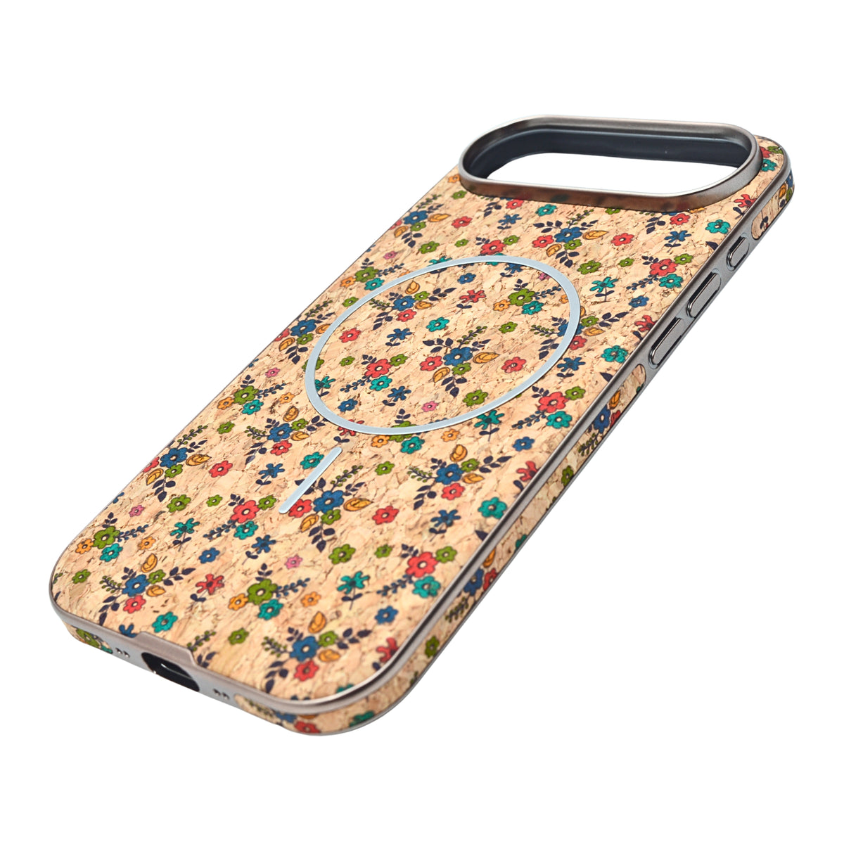 Cork Texture Printed MagSafe Compatible Phone Case for iPhone 17 Air