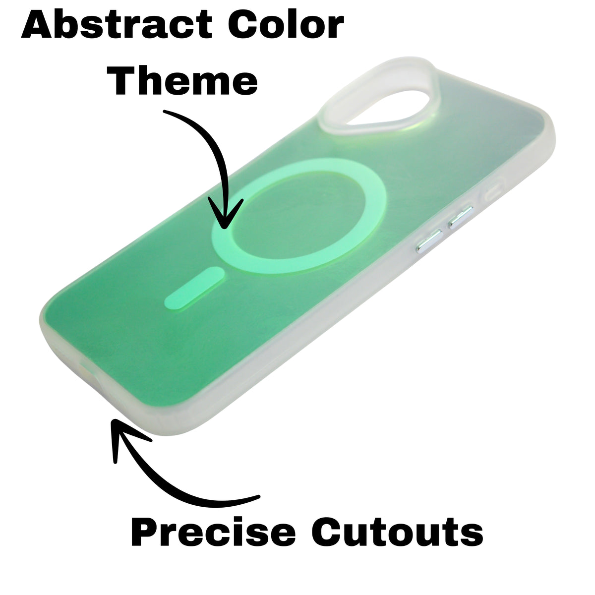 Iridescent MagSafe Compatible Gradient Phone Case For iPhone 16 Plus