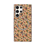 Cork Texture Printed MagSafe Compatible Phone Case for Samsung Galaxy S23 Ultra
