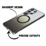 Gradient Transparent Magsafe Compatible Phone Case for Samsung S25 Ultra