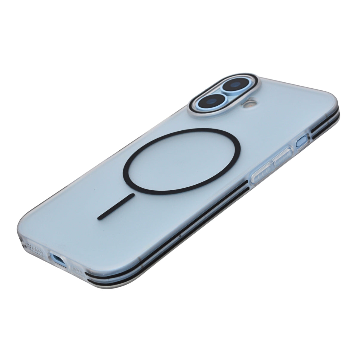 Crystal Clear Shockproof MagSafe Phone Case for iPhone 17