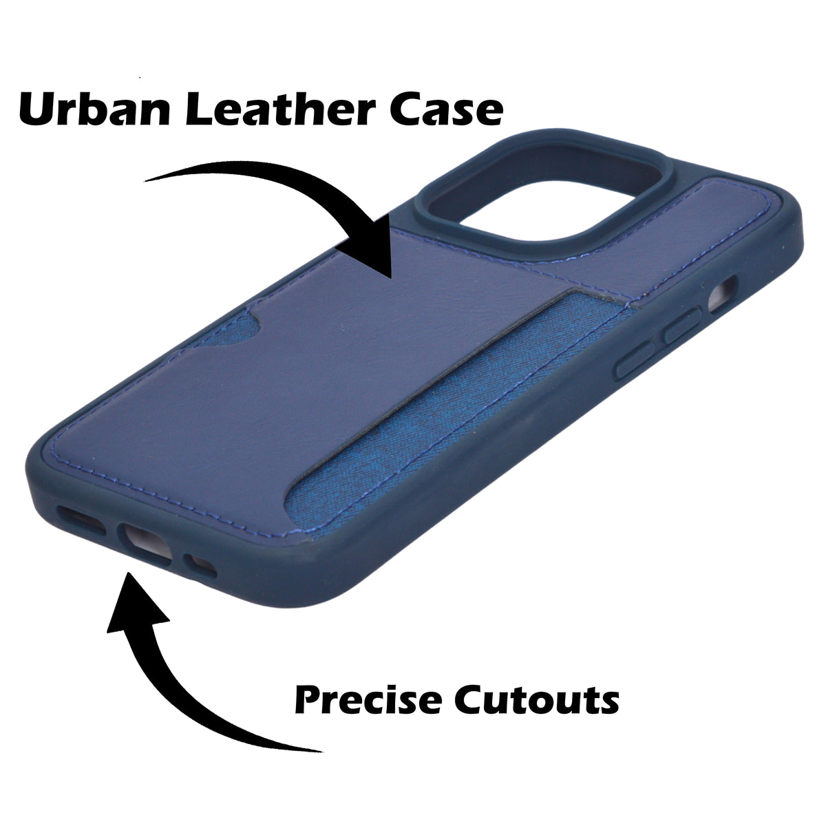 Slim Leather Wallet With Card Holder Case For iPhone 15 Pro Max