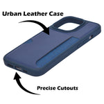 Slim Leather Wallet With Card Holder Case For iPhone 15 Pro Max