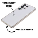 Crystal Clear Hard Shell Phone Case for Samsung S25 Ultra